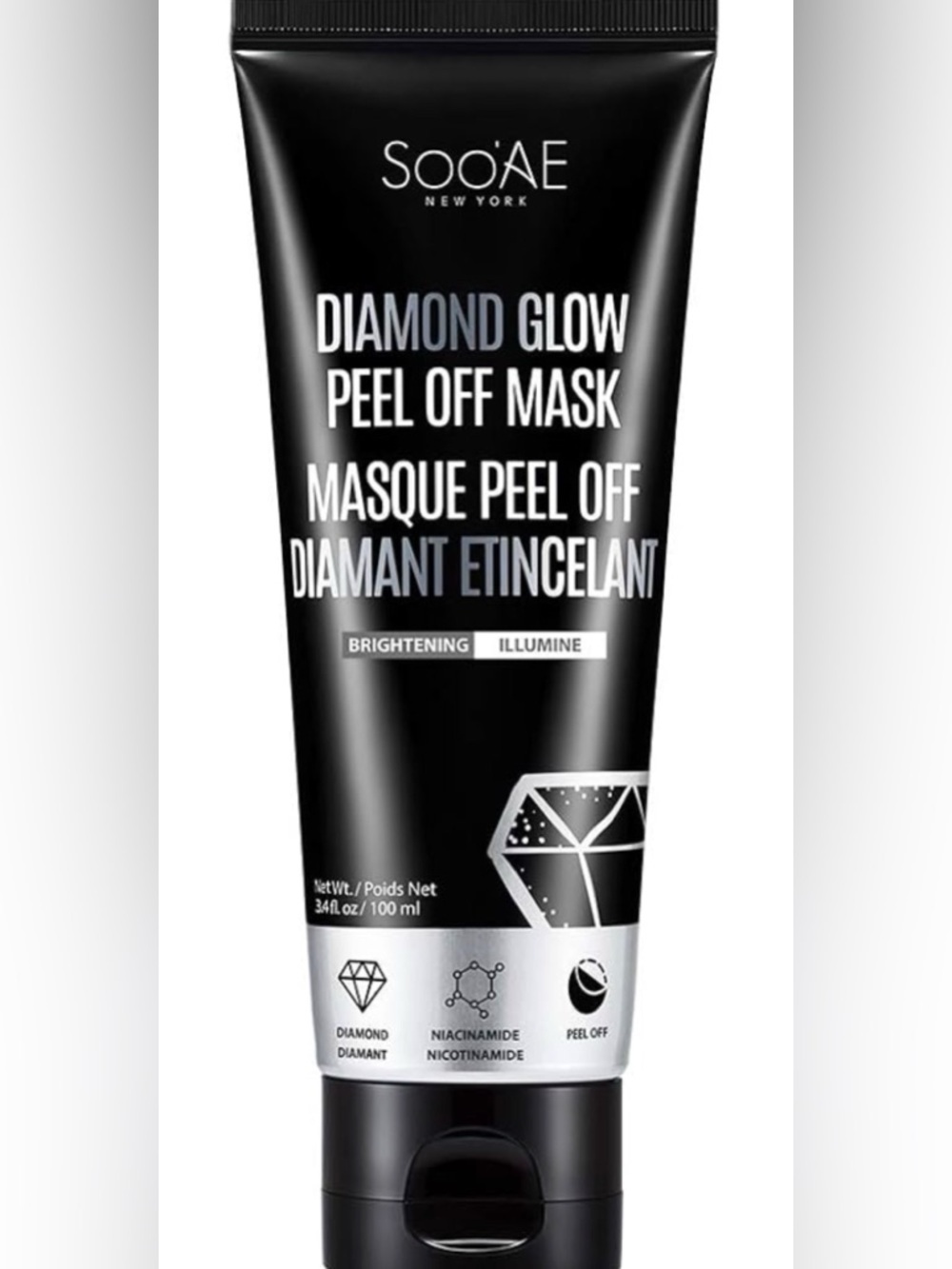 Soo’AE-Diamond Glow Peel Off Mask – 3.4Fl.oz - Picture 1 of 4